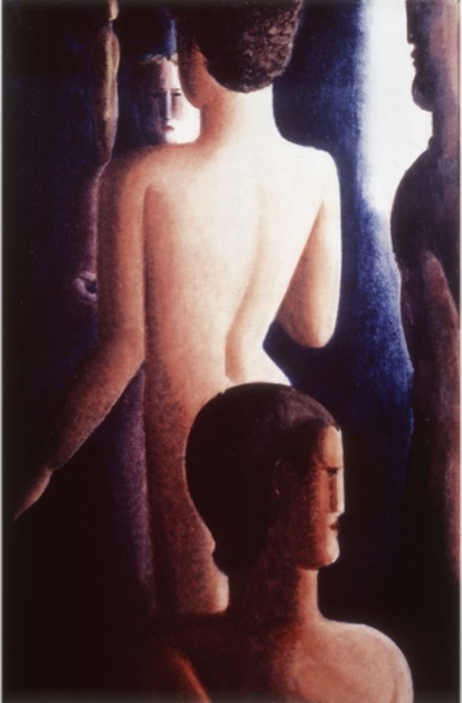 Oskar Schlemmer, Fünf Akte, 1929 Öl auf Leinwand, 90,2 x 60,3 cm Privatsammlung, Courtesy Neue Galerie New York, USA