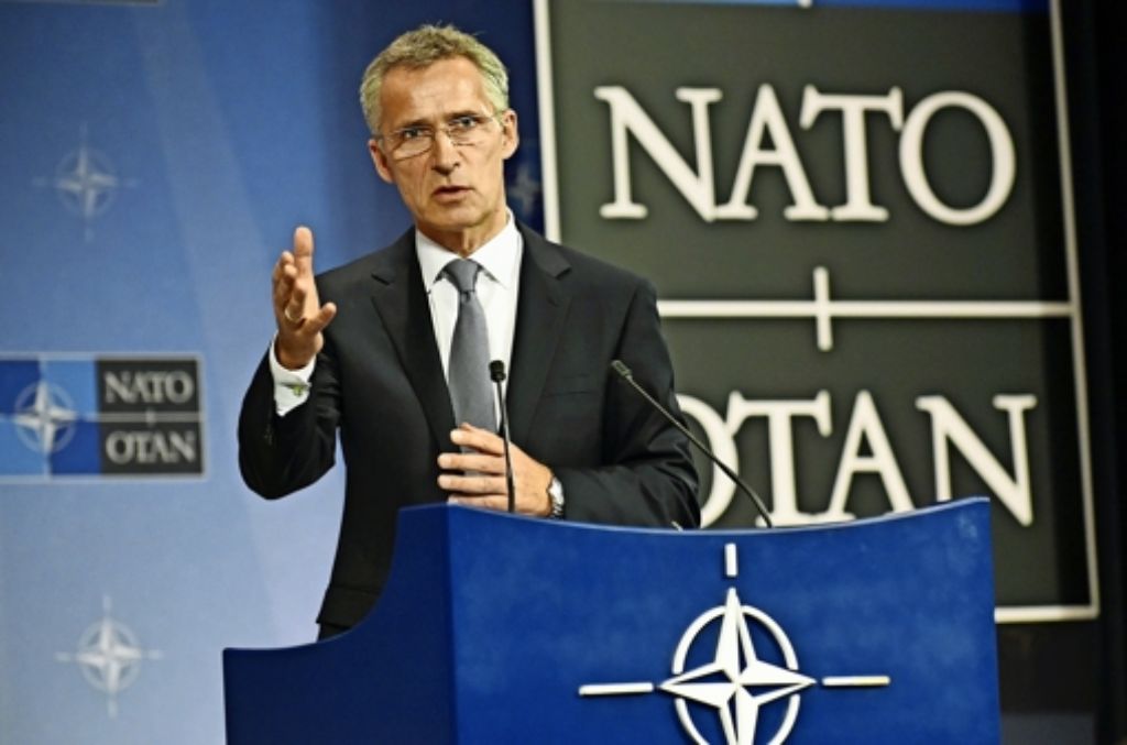 Nato-Generalsekretär Jens Stoltenberg sagt, die Nato stehe bereit, alle Verbündeten zu beschützen – auch die Türkei. Foto: AFP