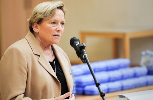 Kultusministerin Eisenmann (CDU) ist Fan der Schulaktion „Gesunde Pause“. Foto: Lichtgut/Max Kovalenko