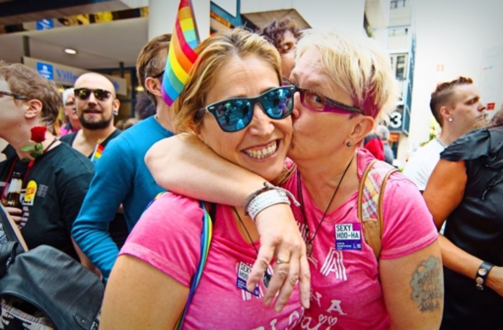 Beim Christopher Street Day wurde für die Gleichstellung von Homo- und Heterosexuellen geworben.