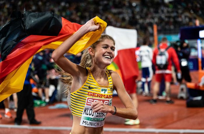 Leichtathletik-EM in München: Konstanze  Klosterhalfen holt 5000-m-Gold
