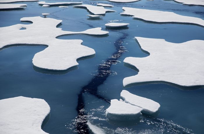 Meereis in der Arktis wird immer weniger