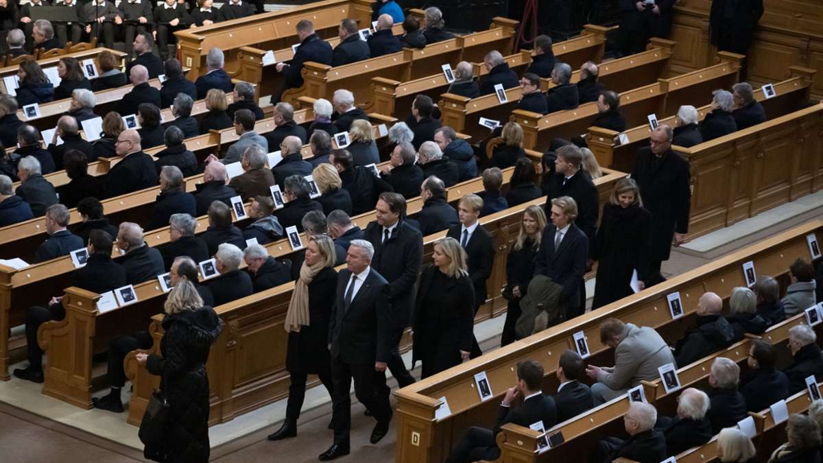 „Antipopulist und Mensch“: Trauergottesdienst für Schäuble im Berliner Dom