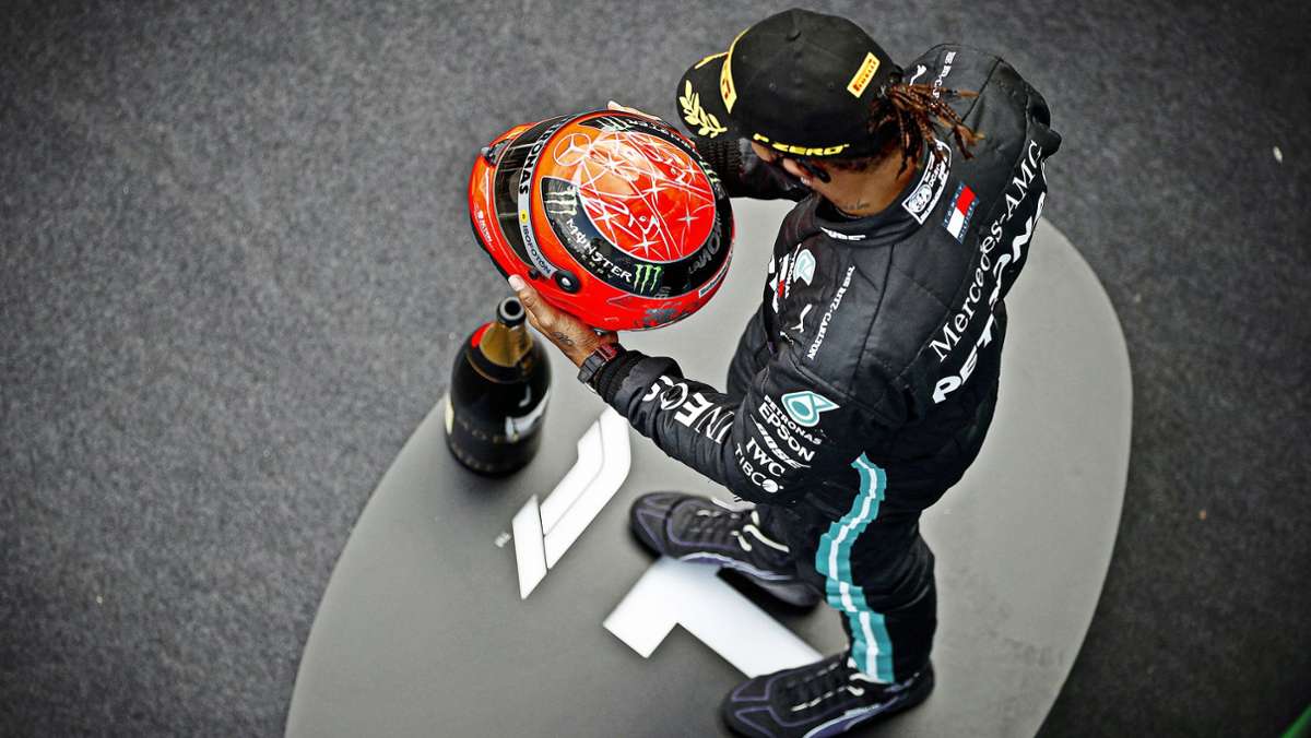 Auf einer Stufe mit Formel-1-Legende Michael Schumacher: Lewis Hamilton macht die 91 Siege voll