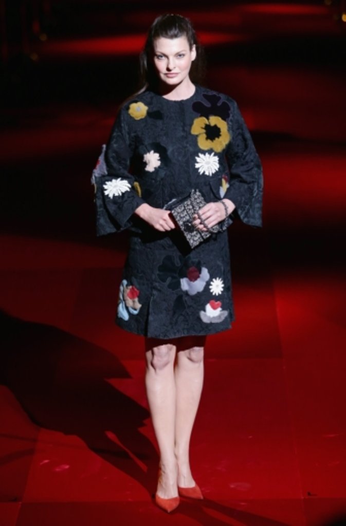 Die 49-Jährige auf der Mailänder Fashion Week im September 2014.