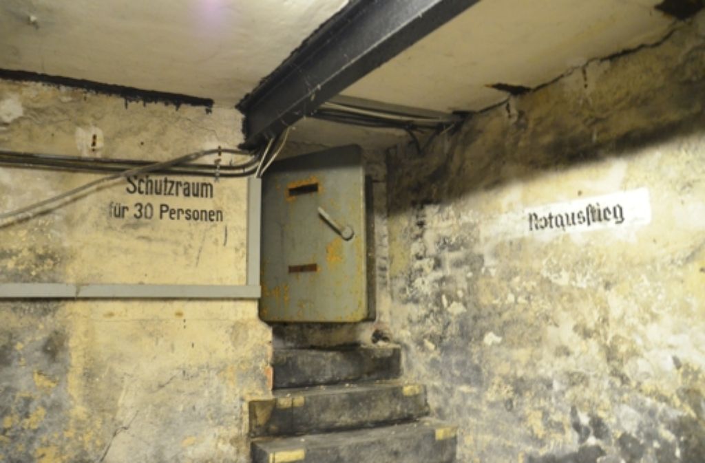 Das Untergeschoss des alten Rathauses diente einst als Luftschutzkeller.