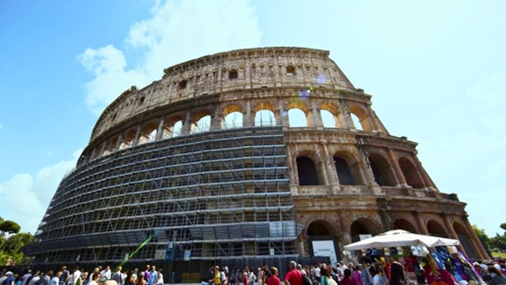 Das Kolosseum wird restauriert: Let’s putz in Rom
