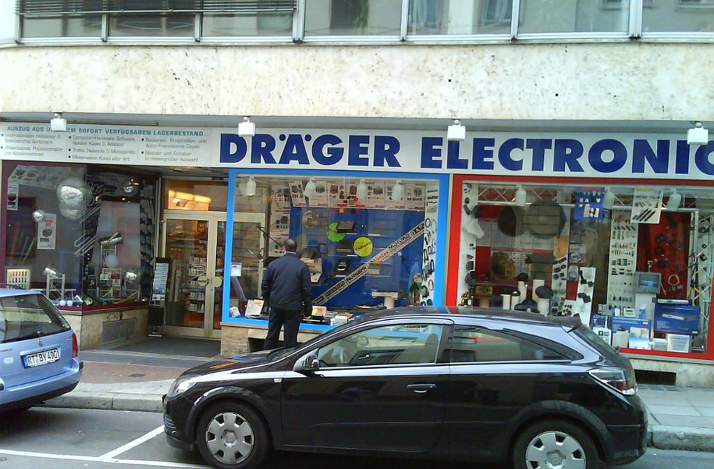 Der Dräger-Laden an der Sophienstraße war von 1956 bis 2009 eine beliebte Adresse für Elektronik- und Musikfreunde.