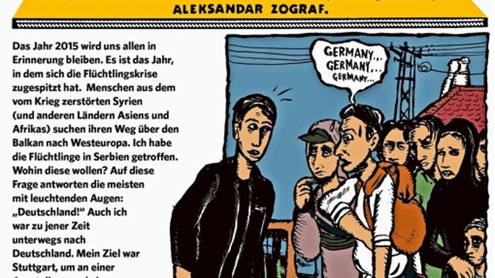 Stuttgart im Comic: Postkarten aus der Willkommensstadt