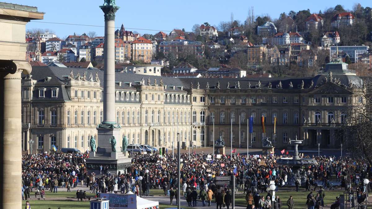 Die pro-europäische Bürgerbewegung Pulse of Europe rief zur Demonstration auf.