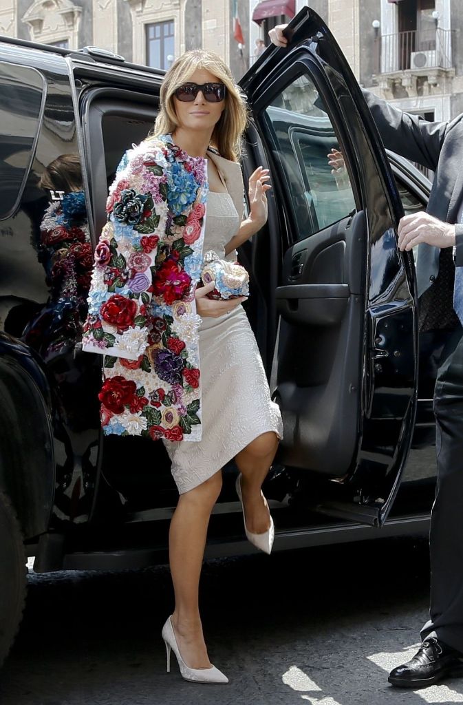 Elegant wie immer: Melania Trump.
