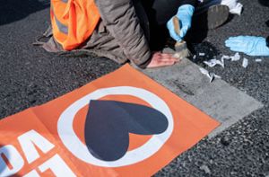 Klimaaktivisten in Karlsruhe festgenommen