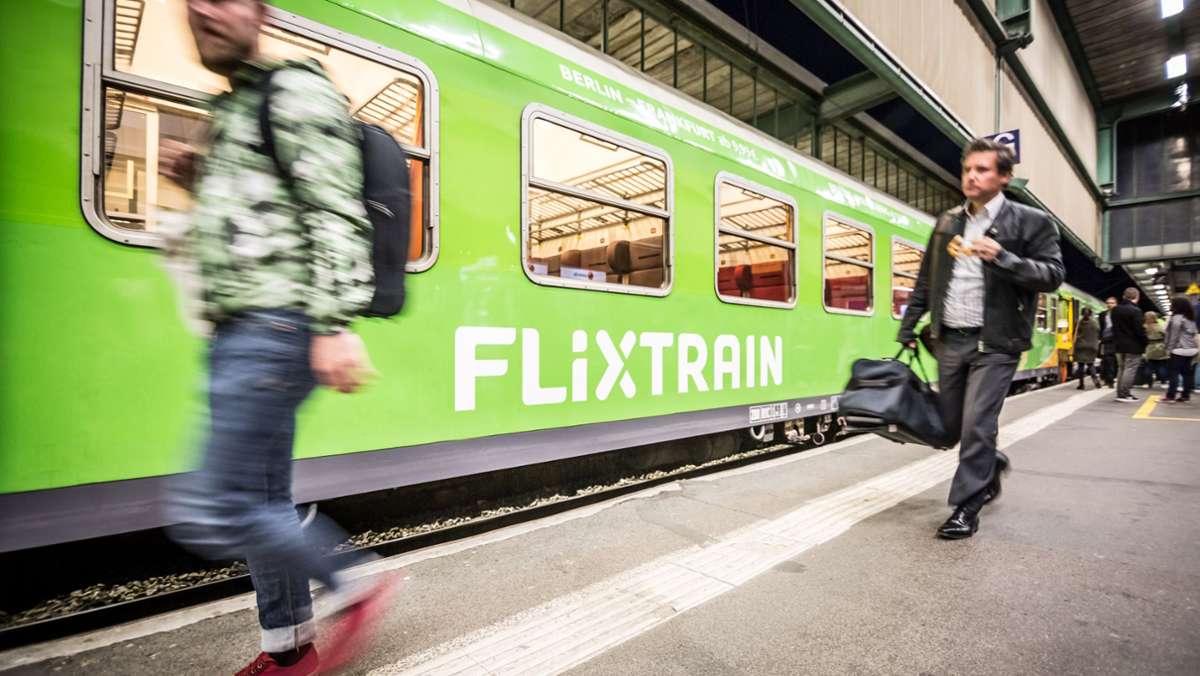Neustart bei DB-Konkurrent: Flixtrain fährt ab Donnerstag wieder  Stuttgart an