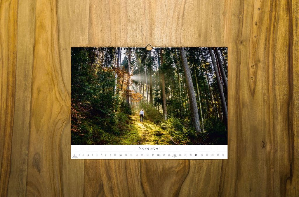 Und das ist eine Seite aus dem Schwarzwald-Kalender.