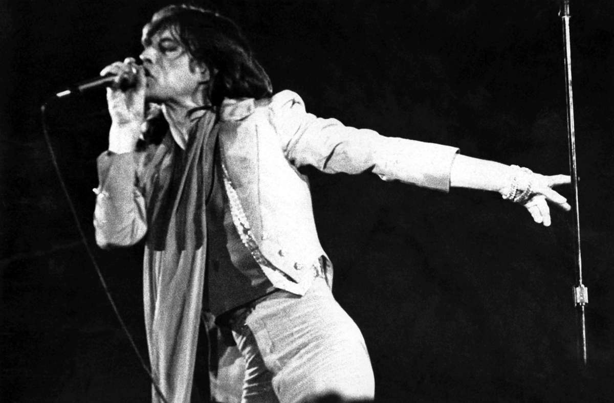 Mick Jagger live im Neckarstadion – am 19. Juni 1976