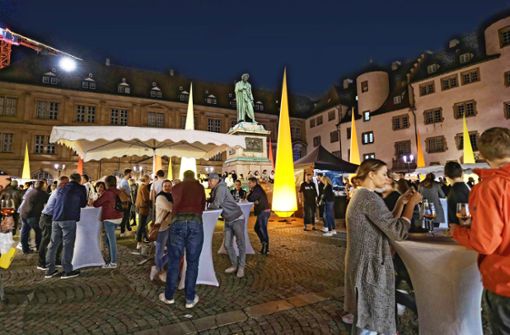 Die Lange Marktnacht musste im vergangenen Jahr auf den Schillerplatz ausweichen. Foto: Lichtgut/Michael Latz