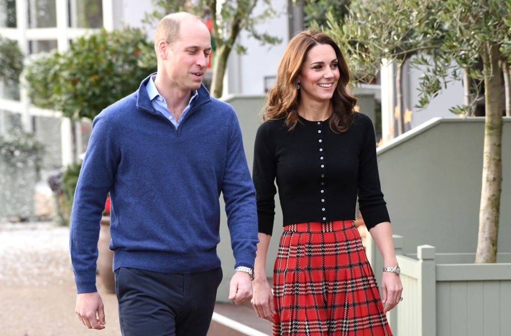 Prinz William und Herzogin Kate luden die Familien von im Ausland stationierten Soldaten zu einer Weihnachtsfeier in den Kensington Palast.