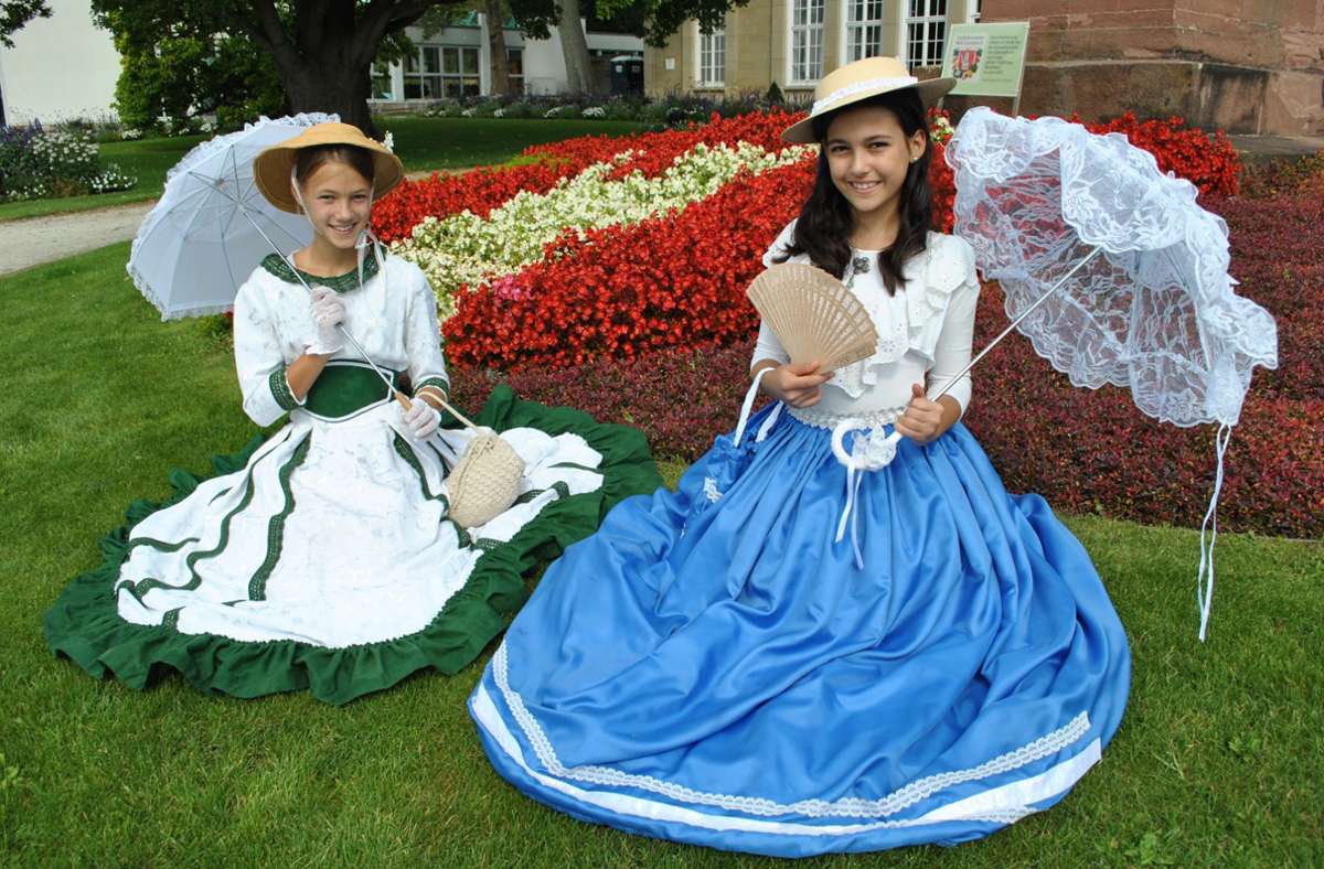 Auch junge Mädchen waren im 19. Jahrhundert vornehm gekleidet.