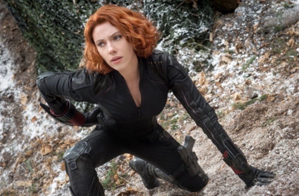 Scarlett Johansson als Black Widow (Natasha Romanoff) in einer Szene des Kinofilms «The Avengers: Age of Ultron»