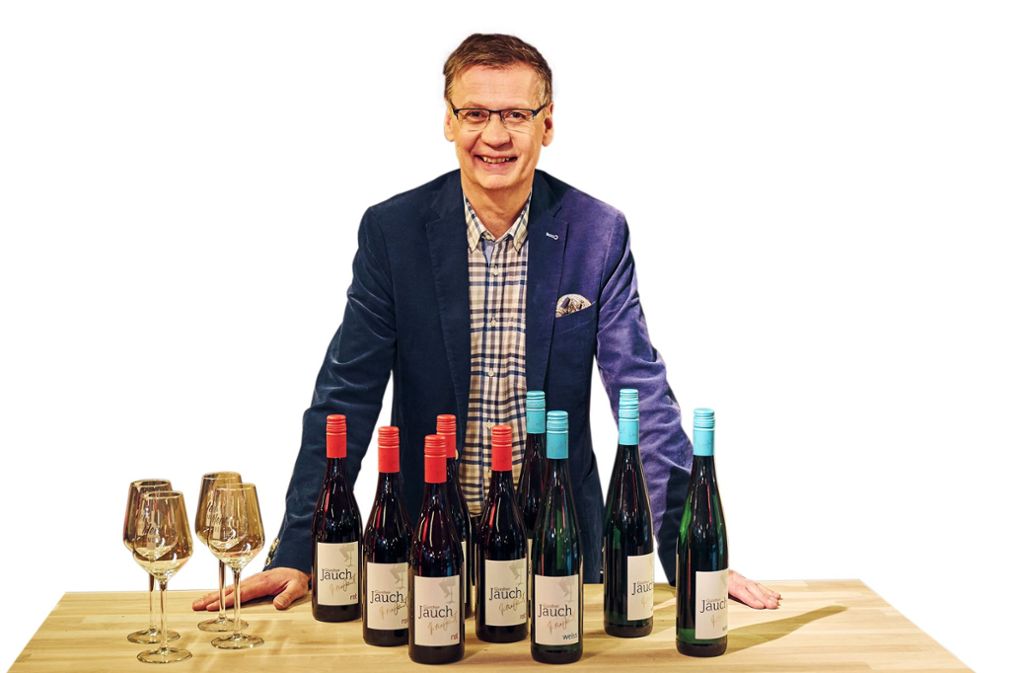 Der TV-Moderator und Weingutsbesitzer Günther Jauch kooperiert mit Aldi.