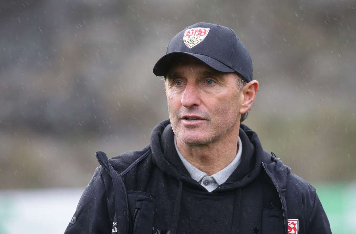 VfB-Coach Bruno Labbadia ...
