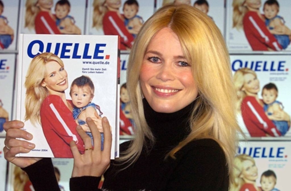 2004 posierte das Model mit ihrem Sohn Sohn Caspar für den Quelle-Katalog.