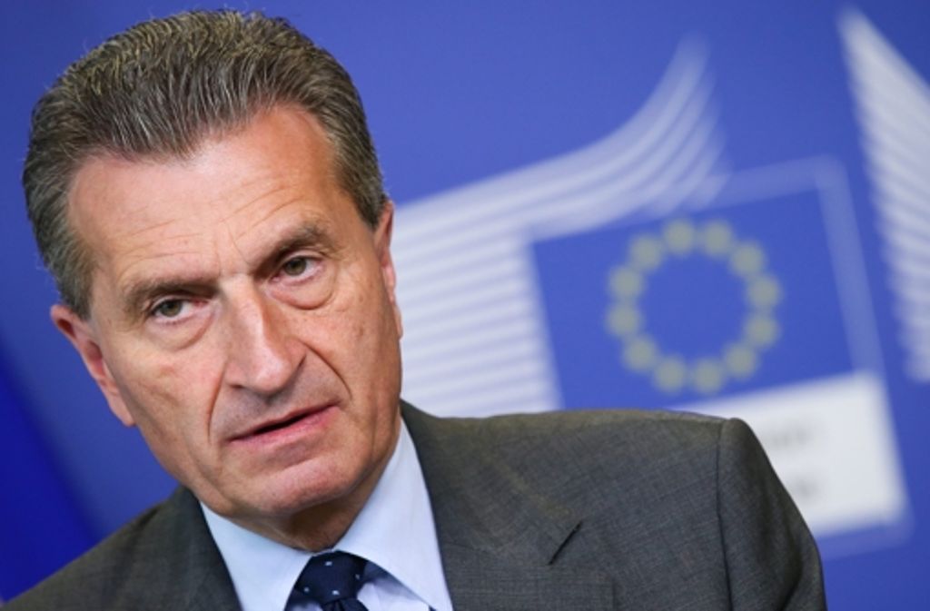 Günther Oettinger, früherer baden-württembergischer Ministerpräsident und EU-Kommissar.