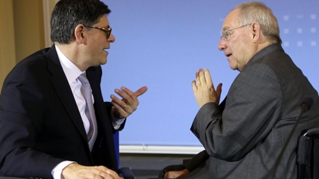 Finanzministertreffen Deutschland/USA: Schäuble warnt vor neuen  Spekulationsblasen