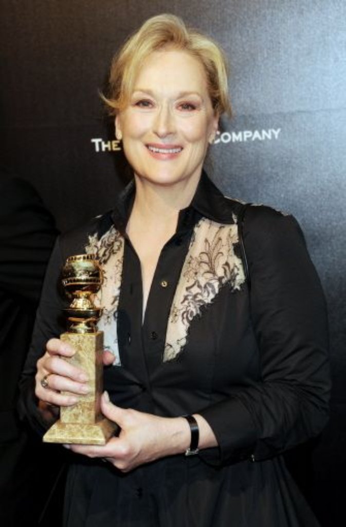 Meryl Streep erhielt als "Iron Lady" Margaret Thatcher einen Golden Globe als beste Hauptdarstellerin.
