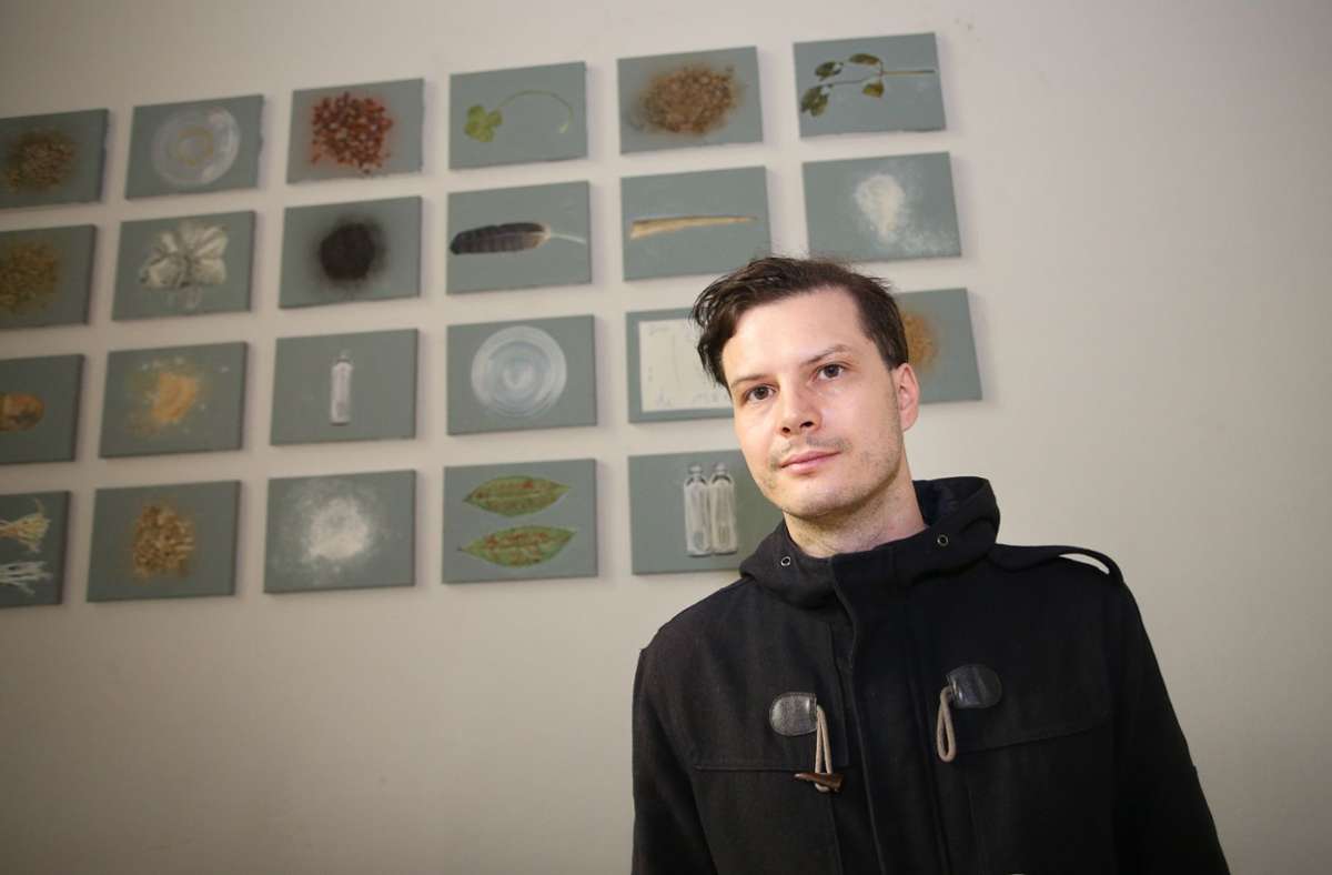 Der Künstler Jan-Hendrik Pelz arbeitet eng mit dem Kunstverein Neuhausen zusammen.