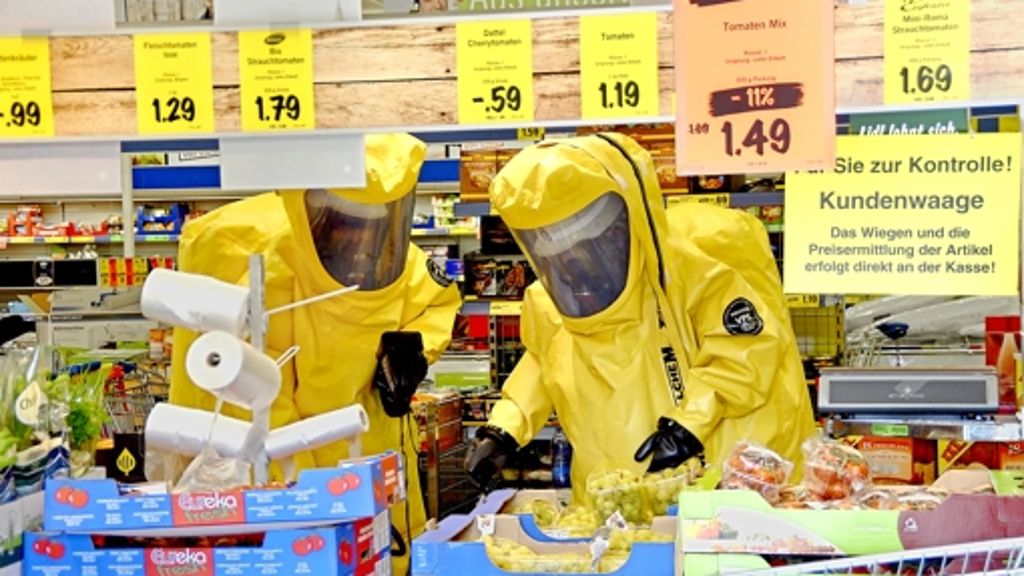 Großeinsatz in Kornwestheim: Wegen Spinnenalarm  Supermarkt geräumt