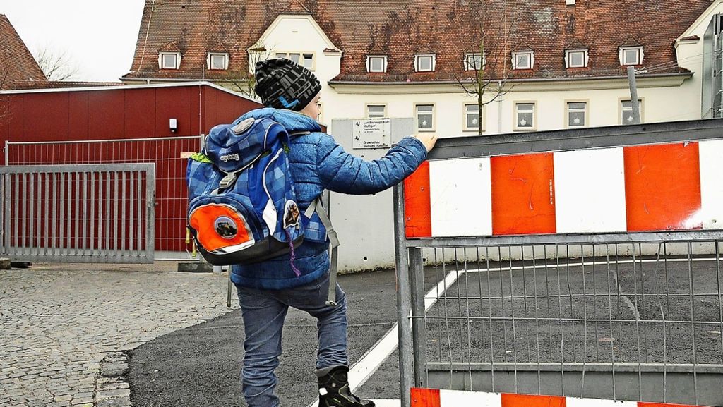 Grundschule Stuttgart-Kaltental: Die neuen Parkplätze sind ein Treppenwitz