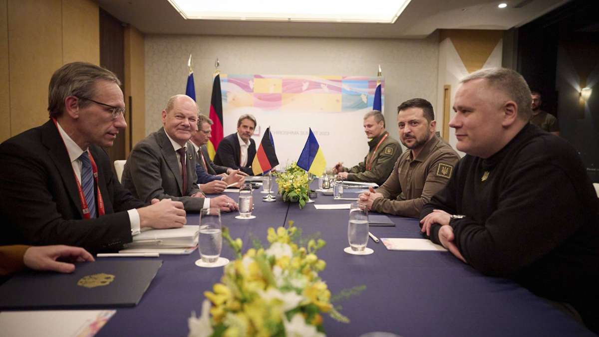 Erklärung am  Rande des Nato-Gipfels: G7-Staaten sagen der Ukraine langfristige Unterstützung zu