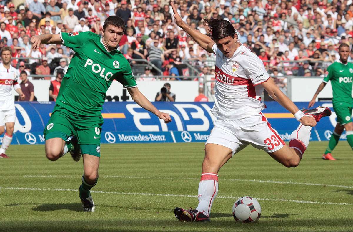 Mario Gomez stand beim 4:1-Sieg des VfB Stuttgart gegen den VfL Wolfsburg im Fokus.