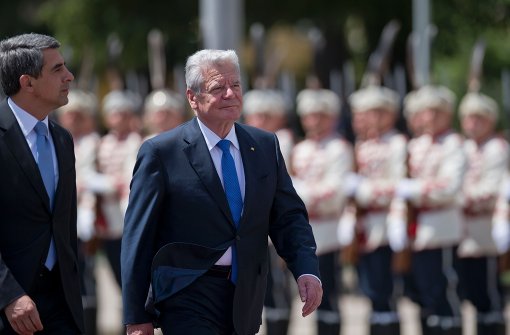Bundespräsident Joachim Gauck hat nur eine Routine-Erklärung des 75. Jahrestags des Überfalls der Wehrmacht auf die Sowjetunion abgegeben. Foto: AFP
