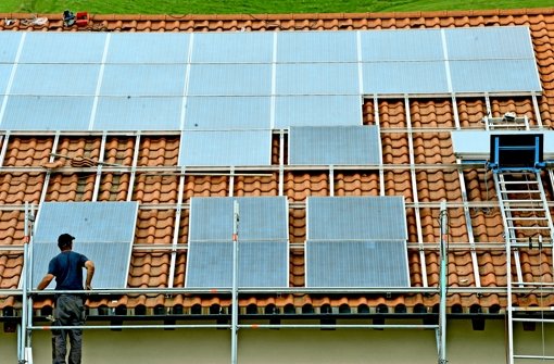 Ein  wichtiger Baustein im Stuttgarter Energiekonzept:  die Fotovoltaik soll stark ausgebaut werden. Foto: dpa, Mauritius