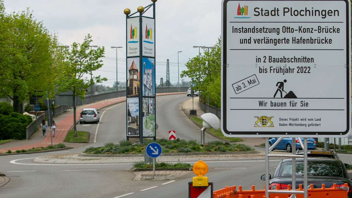 B10 bei  Plochingen: Otto-Konz-Brücke wird für ein Jahr zum Nadelöhr