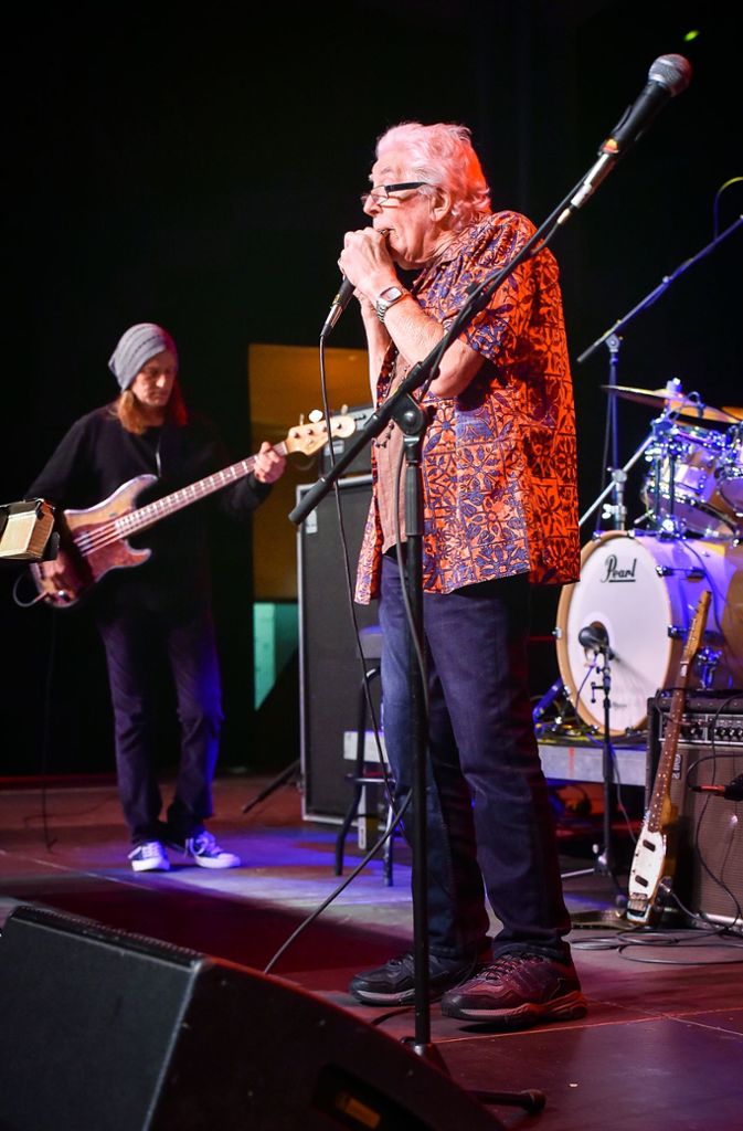 John Mayall bei seinem Auftritt im Stuttgarter Wizemann im April 2019