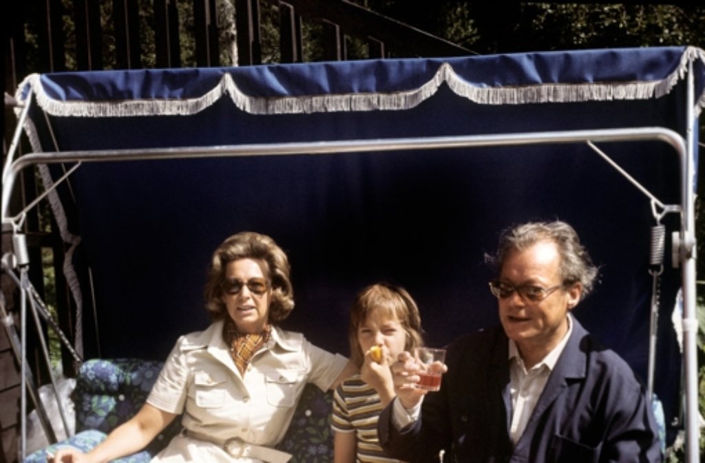 1972: In der Sommerfrische in Norwegen - Wlly Brandt mit seiner Frau Rut und dem jüngsten Sohn Matthias.