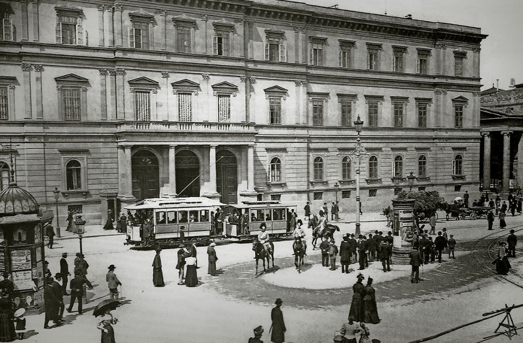 Das Palais im Jahre 1901