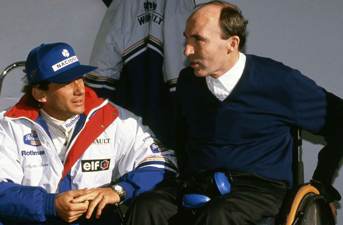 1994 kann Frank Williams endlich den von ihm sehr verehrten Lieblingspiloten Ayrton Senna anstellen. Der Brasilianer absolviert aber nur drei Rennen für Williams.