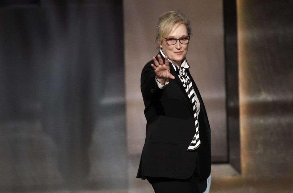 Oscarpreisträgerin Meryl Streep ließ es sich nicht nehmen, ihrer Kollegin persönlich zu gratulieren.