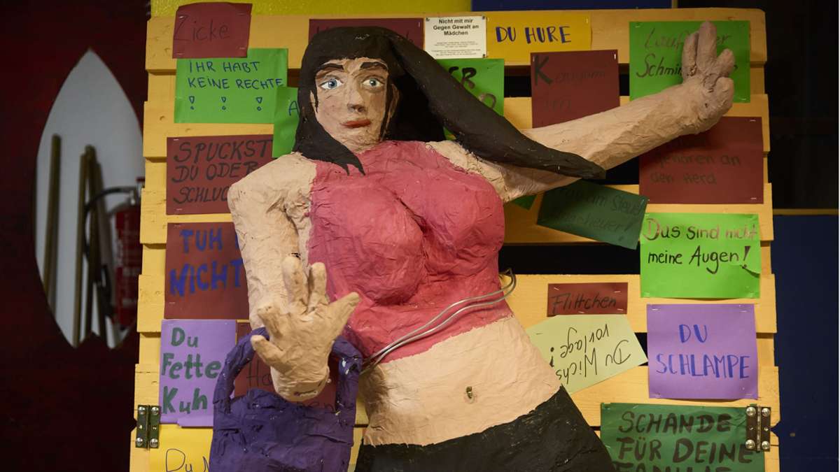Waiblinger Aktion gegen Gewalt an Mädchen: Ein künstlerisches  Zeichen gegen Sexismus