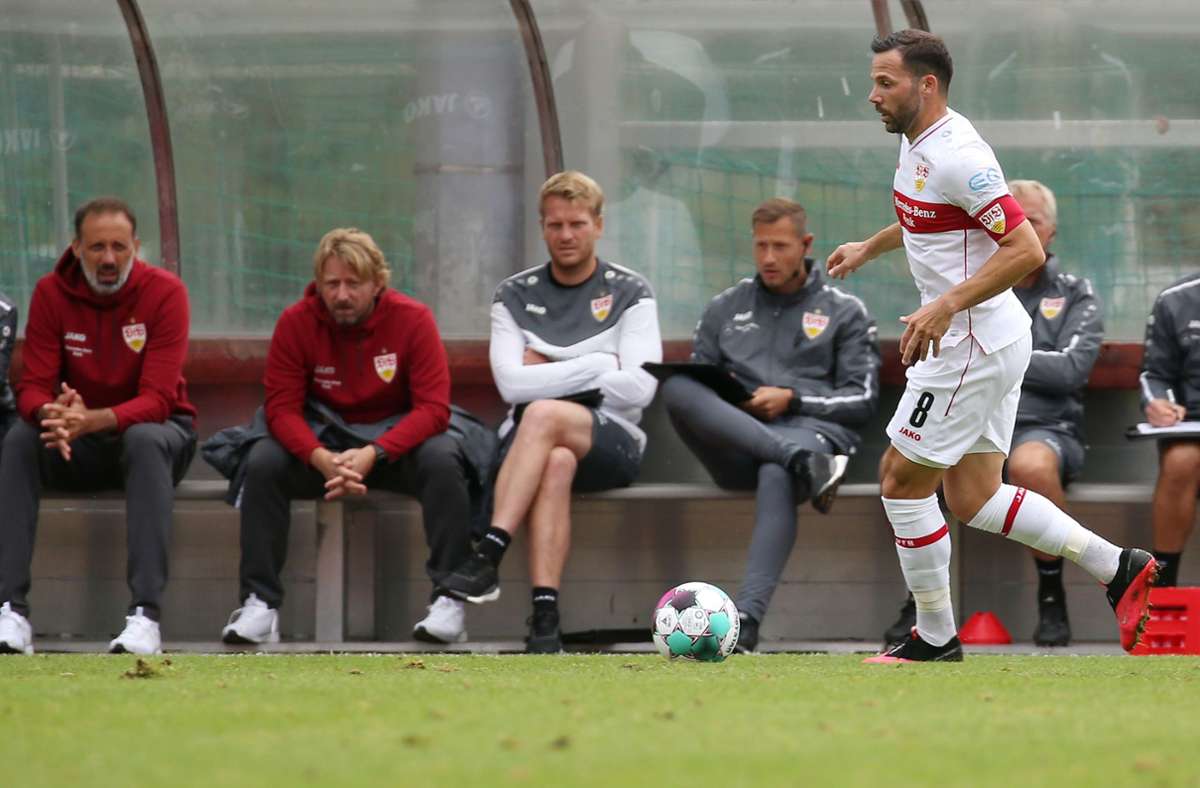 Routinier Gonzalo Castro am Ball – er ist beim VfB der neue Chef auf dem Platz.