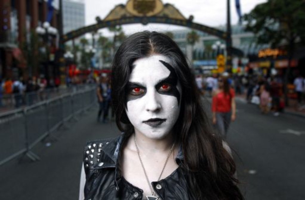 Auf der Comic-Con in San Diego trafen sich am Samstag besonders Hartgesottene zum Zombie-Walk.