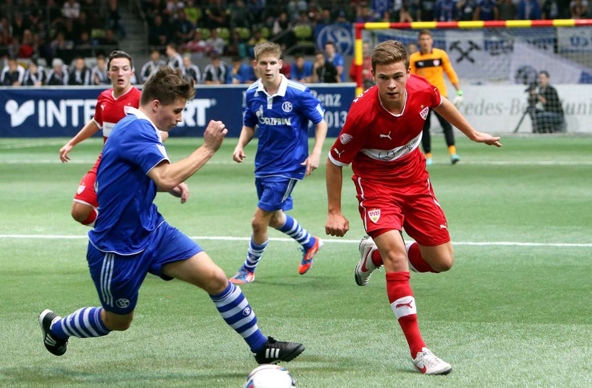 Joshua Kimmich im Trikot des VfB beim Mercedes-Benz-Junior-Cup 2013.