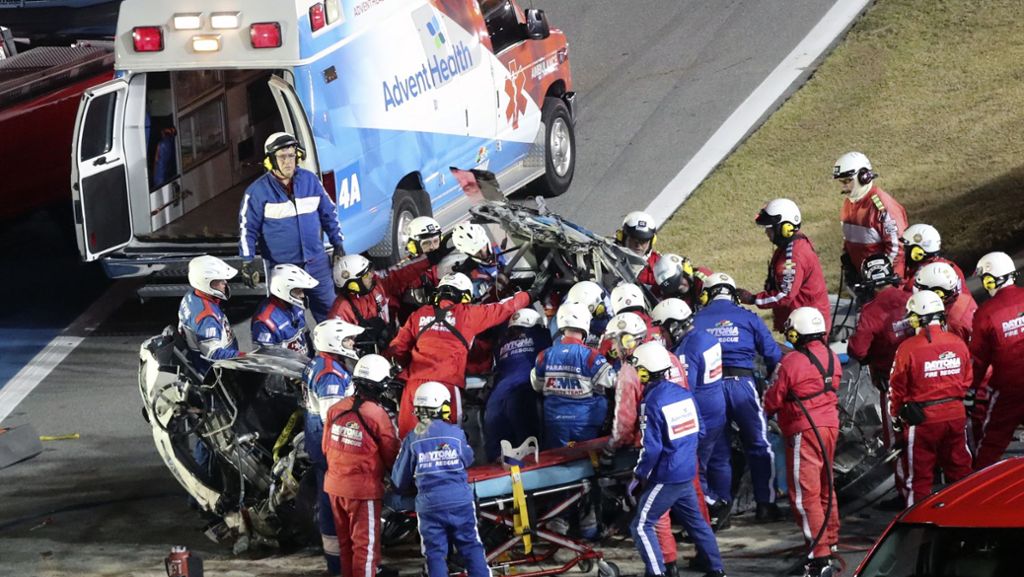 Daytona Beach: Schlimmer Unfall sorgt bei Nascar-Rennen für Entsetzen