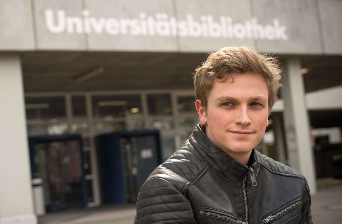 Dorian Rieger, 20, studiert Lehramt Politik im zweiten und Lehramt Englisch im vierten Semester