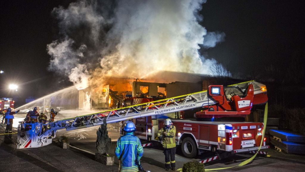 Frickenhausen: Feuer in Dreherei war Brandstiftung