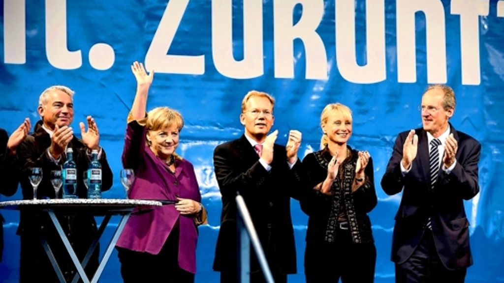 OB-Wahlkampf: Kanzlerin Merkel macht sich für Turner stark